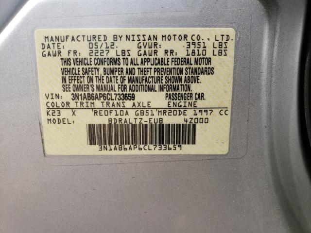 Photo 9 VIN: 3N1AB6AP6CL733659 - NISSAN SENTRA 2.0 