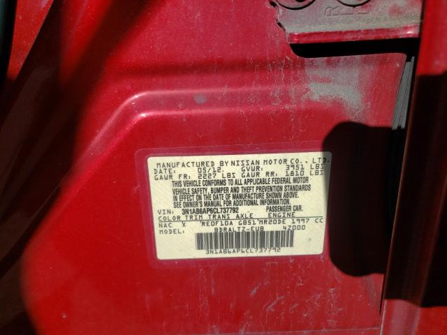 Photo 9 VIN: 3N1AB6AP6CL737792 - NISSAN SENTRA 2.0 