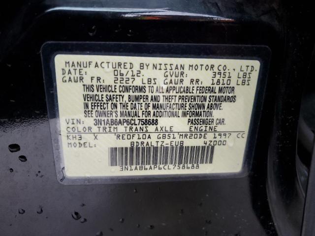 Photo 11 VIN: 3N1AB6AP6CL758688 - NISSAN SENTRA 2.0 