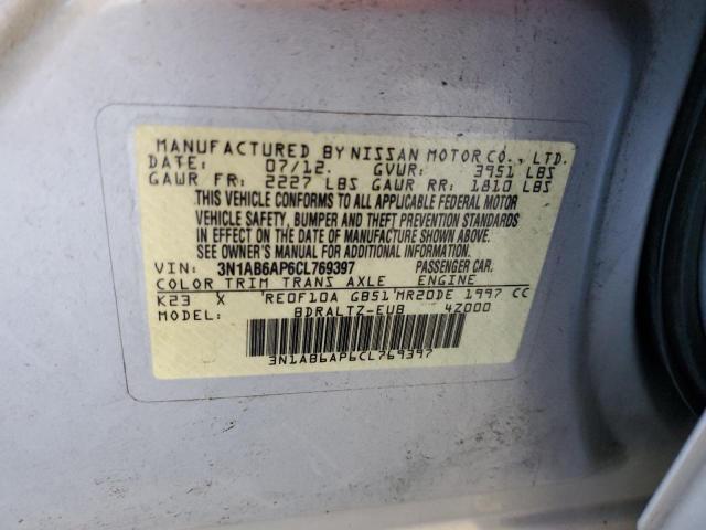 Photo 11 VIN: 3N1AB6AP6CL769397 - NISSAN SENTRA 2.0 