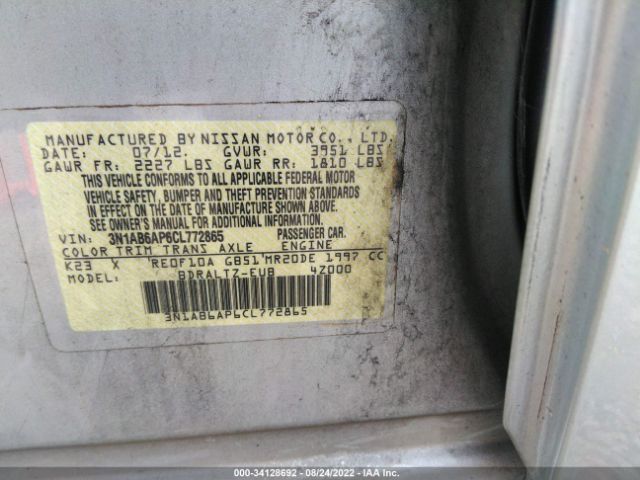 Photo 8 VIN: 3N1AB6AP6CL772865 - NISSAN SENTRA 