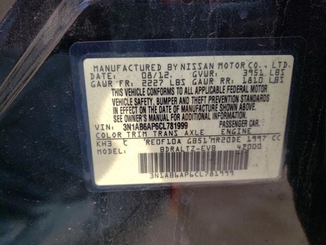 Photo 9 VIN: 3N1AB6AP6CL781999 - NISSAN SENTRA 2.0 