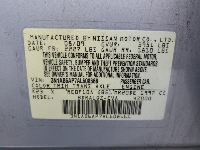 Photo 9 VIN: 3N1AB6AP7AL608666 - NISSAN SENTRA 2.0 