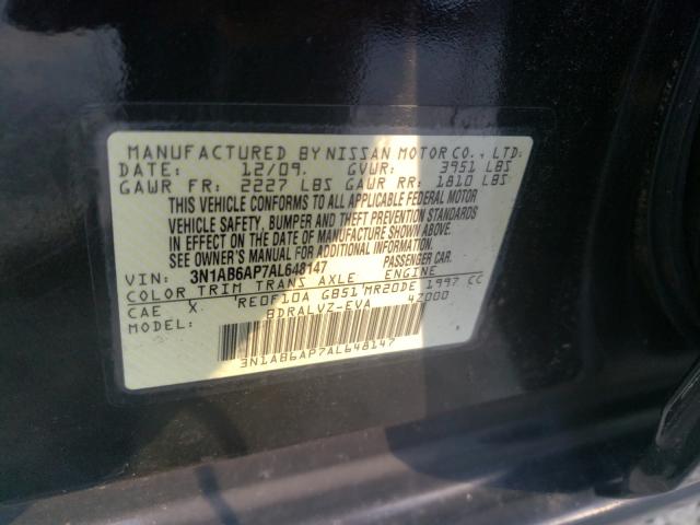 Photo 9 VIN: 3N1AB6AP7AL648147 - NISSAN SENTRA 2.0 