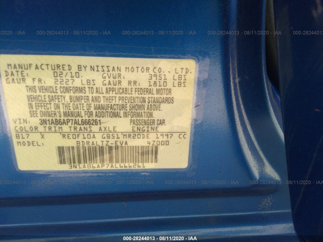 Photo 8 VIN: 3N1AB6AP7AL666261 - NISSAN SENTRA 