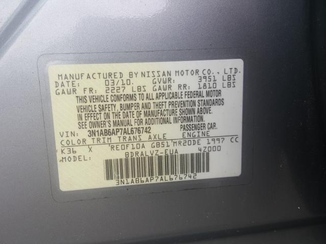 Photo 9 VIN: 3N1AB6AP7AL676742 - NISSAN SENTRA 2.0 