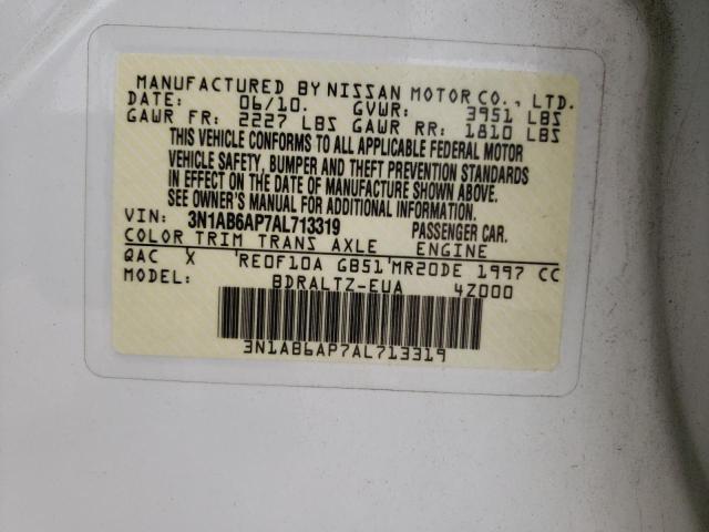 Photo 11 VIN: 3N1AB6AP7AL713319 - NISSAN SENTRA 2.0 