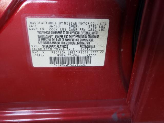 Photo 9 VIN: 3N1AB6AP7AL716625 - NISSAN SENTRA 2.0 