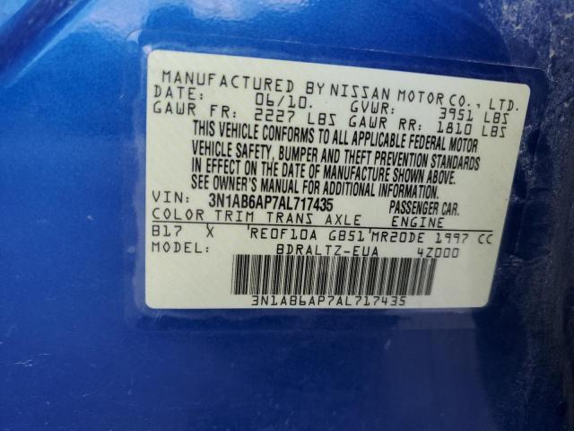 Photo 11 VIN: 3N1AB6AP7AL717435 - NISSAN SENTRA 