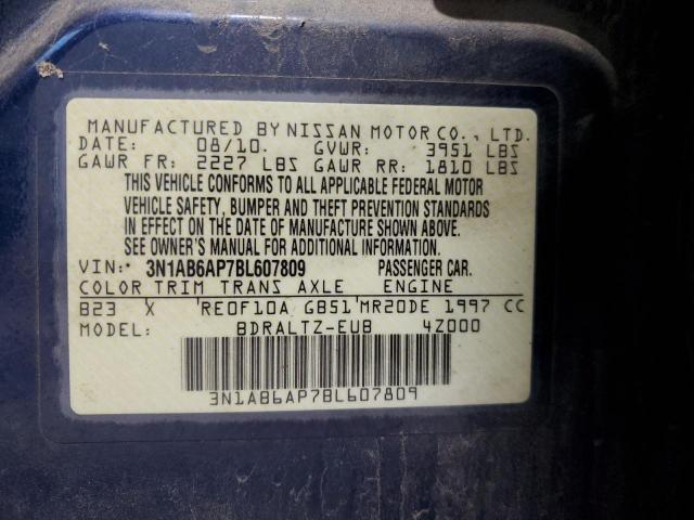 Photo 11 VIN: 3N1AB6AP7BL607809 - NISSAN SENTRA 2.0 