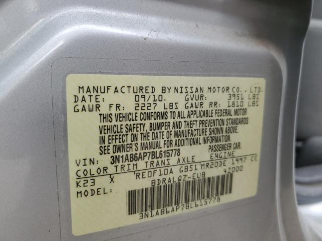 Photo 11 VIN: 3N1AB6AP7BL615778 - NISSAN SENTRA 