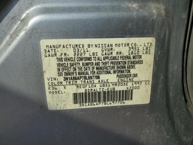 Photo 12 VIN: 3N1AB6AP7BL697706 - NISSAN SENTRA 2.0 