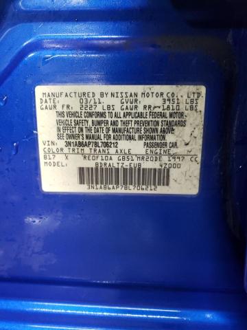 Photo 11 VIN: 3N1AB6AP7BL706212 - NISSAN SENTRA 