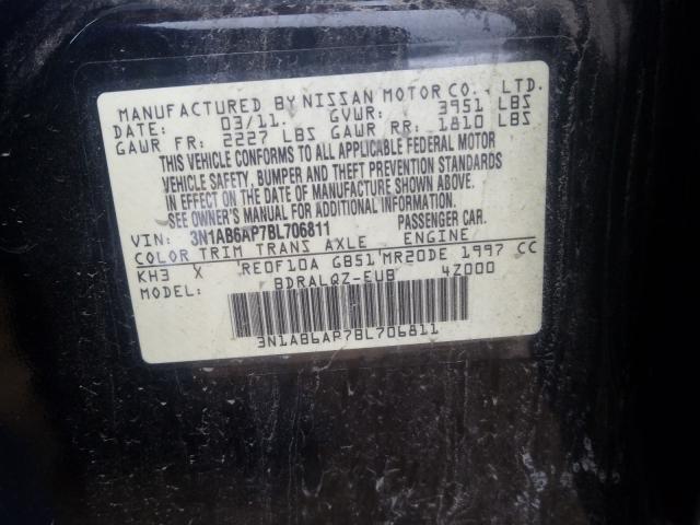 Photo 9 VIN: 3N1AB6AP7BL706811 - NISSAN SENTRA 2.0 