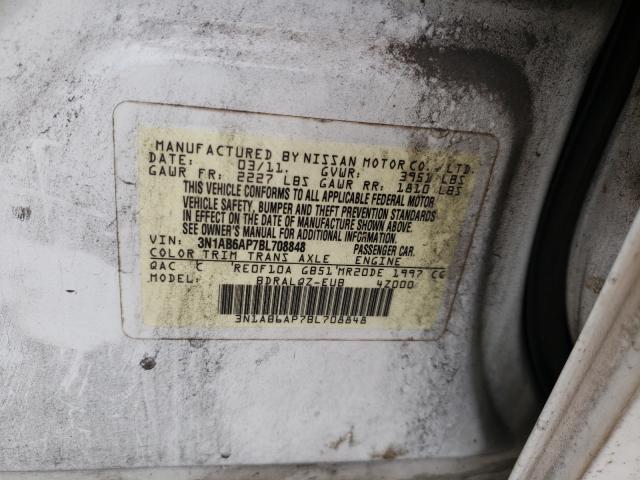 Photo 9 VIN: 3N1AB6AP7BL708848 - NISSAN SENTRA 2.0 