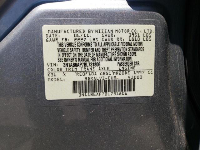 Photo 12 VIN: 3N1AB6AP7BL731806 - NISSAN SENTRA 2.0 