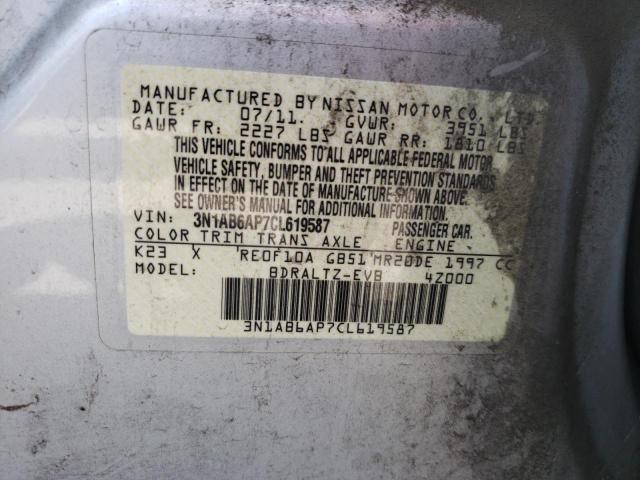 Photo 9 VIN: 3N1AB6AP7CL619587 - NISSAN SENTRA 2.0 