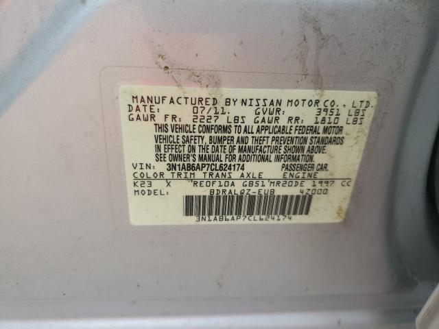 Photo 11 VIN: 3N1AB6AP7CL624174 - NISSAN SENTRA 2.0 