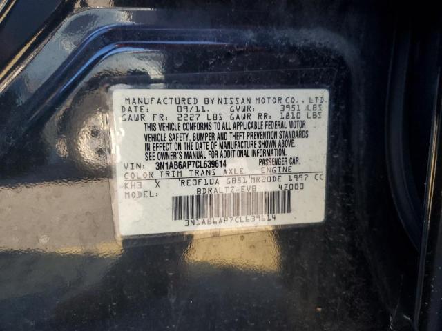 Photo 11 VIN: 3N1AB6AP7CL639614 - NISSAN SENTRA 