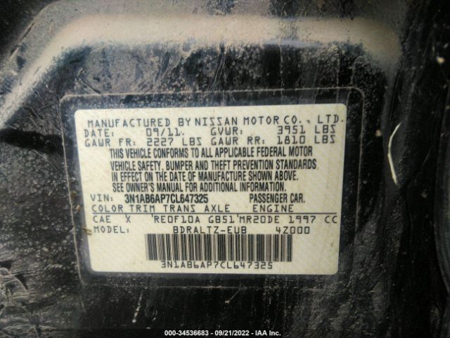 Photo 8 VIN: 3N1AB6AP7CL647325 - NISSAN SENTRA 