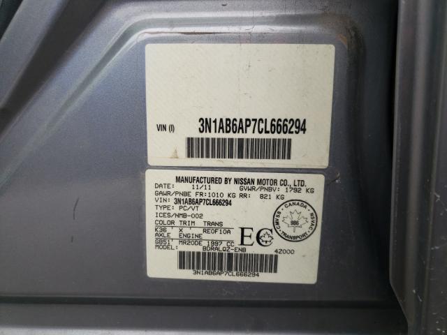 Photo 9 VIN: 3N1AB6AP7CL666294 - NISSAN SENTRA 2.0 