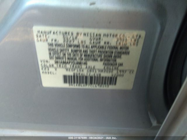 Photo 8 VIN: 3N1AB6AP7CL698145 - NISSAN SENTRA 