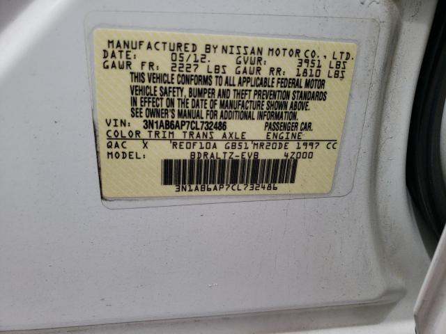 Photo 9 VIN: 3N1AB6AP7CL732486 - NISSAN SENTRA 2.0 