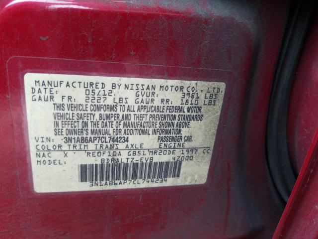 Photo 9 VIN: 3N1AB6AP7CL744234 - NISSAN SENTRA 2.0 