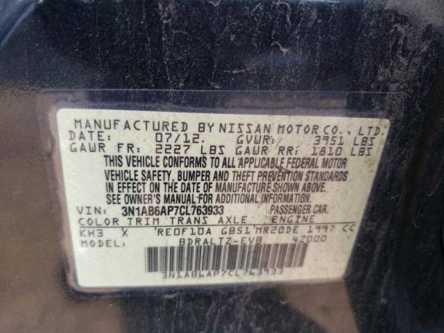 Photo 12 VIN: 3N1AB6AP7CL763933 - NISSAN SENTRA 2.0 