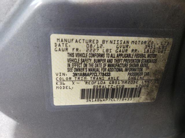 Photo 11 VIN: 3N1AB6AP7CL778433 - NISSAN SENTRA 2.0 