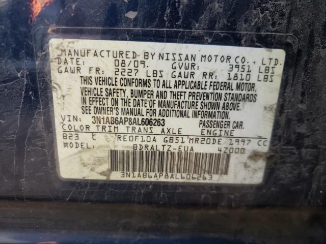 Photo 9 VIN: 3N1AB6AP8AL606263 - NISSAN SENTRA 2.0 