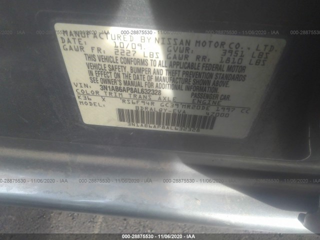 Photo 8 VIN: 3N1AB6AP8AL632328 - NISSAN SENTRA 