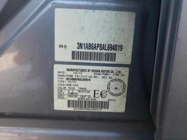 Photo 11 VIN: 3N1AB6AP8AL694019 - NISSAN SENTRA 