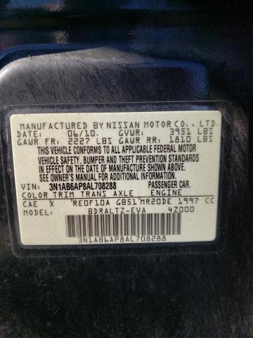 Photo 11 VIN: 3N1AB6AP8AL708288 - NISSAN SENTRA 2.0 