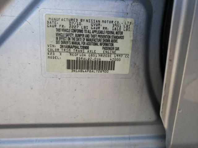 Photo 9 VIN: 3N1AB6AP8AL728900 - NISSAN SENTRA 2.0 