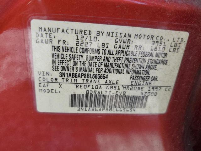 Photo 11 VIN: 3N1AB6AP8BL665654 - NISSAN SENTRA 2.0 