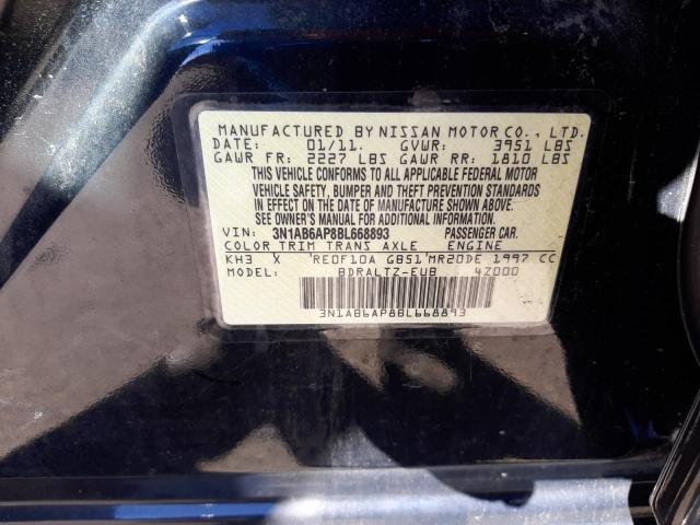 Photo 9 VIN: 3N1AB6AP8BL668893 - NISSAN SENTRA 2.0 