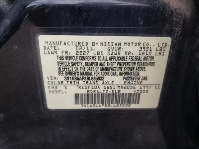 Photo 9 VIN: 3N1AB6AP8BL685032 - NISSAN SENTRA 2.0 