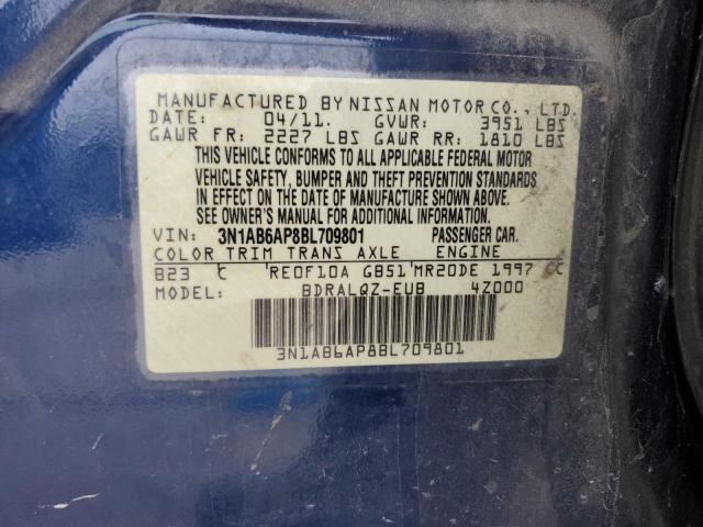 Photo 11 VIN: 3N1AB6AP8BL709801 - NISSAN SENTRA 2.0 