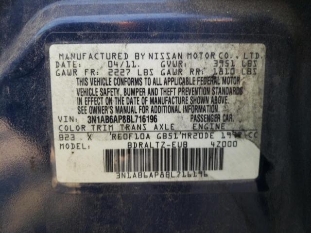 Photo 9 VIN: 3N1AB6AP8BL716196 - NISSAN SENTRA 2.0 