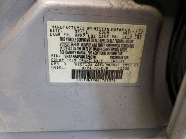 Photo 11 VIN: 3N1AB6AP8BL728378 - NISSAN SENTRA 