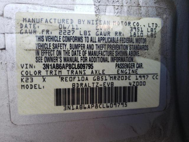 Photo 9 VIN: 3N1AB6AP8CL609795 - NISSAN SENTRA 2.0 