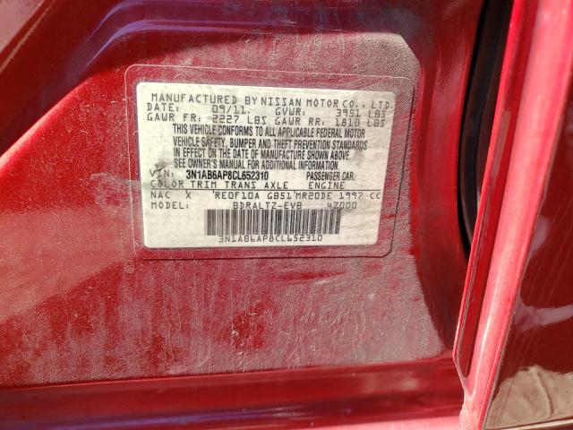 Photo 9 VIN: 3N1AB6AP8CL652310 - NISSAN SENTRA 2.0 