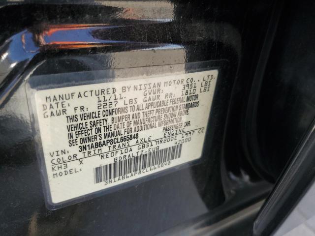 Photo 12 VIN: 3N1AB6AP8CL665848 - NISSAN SENTRA S W 