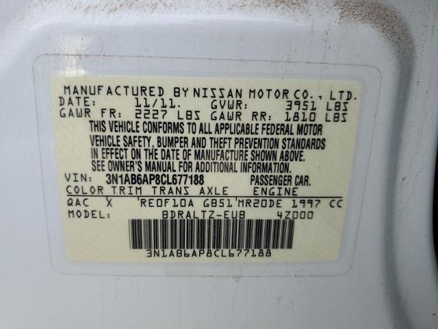 Photo 11 VIN: 3N1AB6AP8CL677188 - NISSAN SENTRA 2.0 