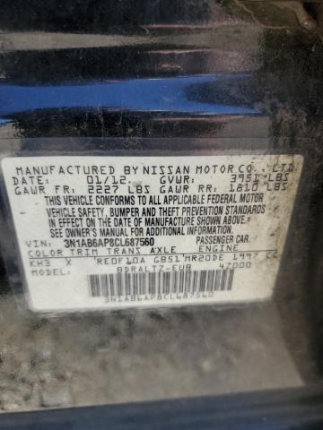 Photo 11 VIN: 3N1AB6AP8CL687560 - NISSAN SENTRA 