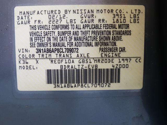 Photo 9 VIN: 3N1AB6AP8CL709072 - NISSAN SENTRA 2.0 