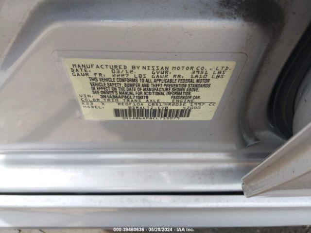 Photo 8 VIN: 3N1AB6AP8CL715079 - NISSAN SENTRA 