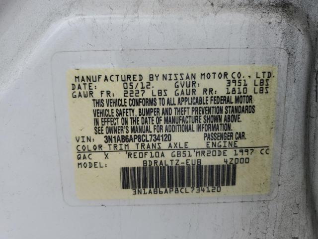 Photo 12 VIN: 3N1AB6AP8CL734120 - NISSAN SENTRA 