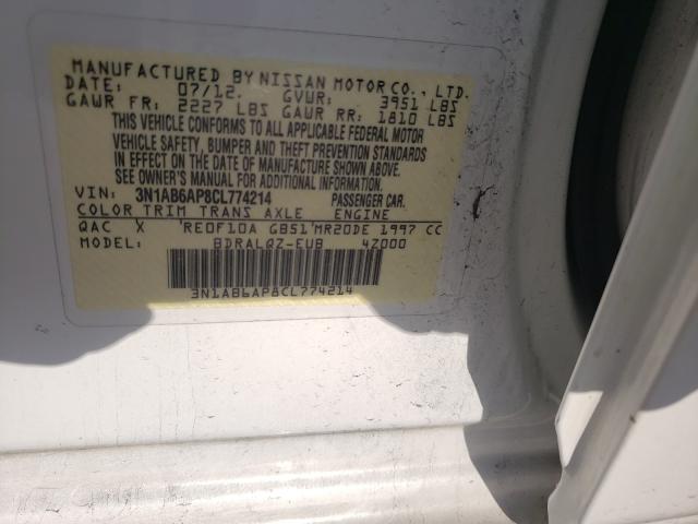 Photo 9 VIN: 3N1AB6AP8CL774214 - NISSAN SENTRA 2.0 